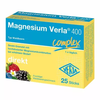Magnesium Verla 400 Waldbeere Direkt-Granulat, 25 St