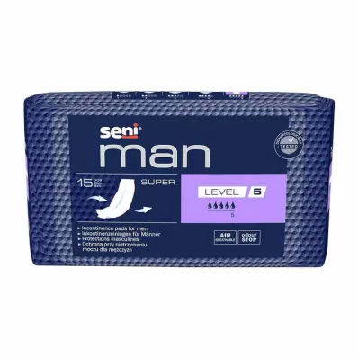 Seni® Man Inkontinenzeinlage super Level 5, 15 St Seni® Man Inkontinenzeinlage super Level 5, 15 St