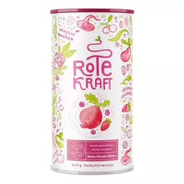 ROTE KRAFT Kurkuma+Maca+Acai+Protein vegan Pulver, 600 g