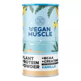 Vegan Muscle Protein Vanille Eiweiß+kreatin Pulver (600 g)