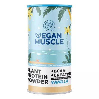 Vegan Muscle Protein Vanille Eiweiß+kreatin Pulver (600 g)
