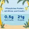 Vegan Muscle Protein Vanille Eiweiß+kreatin Pulver (600 g)