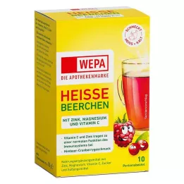 WEPA heiße Beerchen+Vit.C+Zink+Magnesium Pulver, 10X10 g