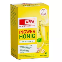 WEPA Ingwer+Honig+Vitamin C Pulver, 10X10 g