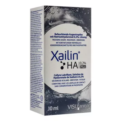 Xailin HA 0,2% Plus Augentropfen, 10 ml