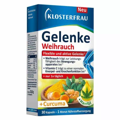 KLOSTERFRAU Gelenke Weihrauch Weichkapseln, 30 St