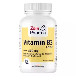 VITAMIN B3 FORTE Niacin 500 mg Kapseln, 90 St