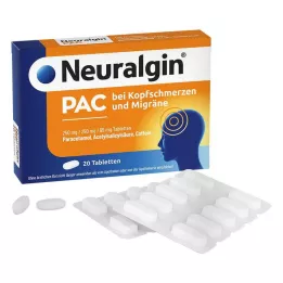 NEURALGIN PAC bei Kopfschmerzen und Migräne Tabl., 20 St