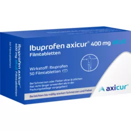 IBUPROFEN axicur 400 mg akut Filmtabletten, 50 St