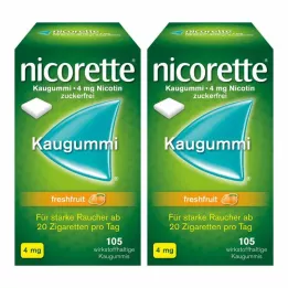 NICORETTE Kaugummi 4 mg freshfruit, 210 St