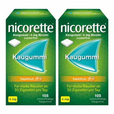 NICORETTE Kaugummi 4 mg freshfruit, 210 St