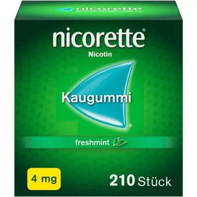 NICORETTE Kaugummi 4 mg freshmint, 210 St NICORETTE Kaugummi 4 mg freshmint, 210 St