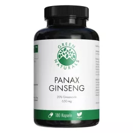 GREEN NATURALS Panax Ginseng hochdos.vegan Kapseln, 180 St