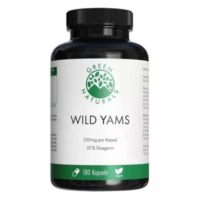 Green Naturals Wild Yam hochdosiert vegan Kapseln, 180 St Green Naturals Wild Yam hochdosiert vegan Kapseln, 180 St