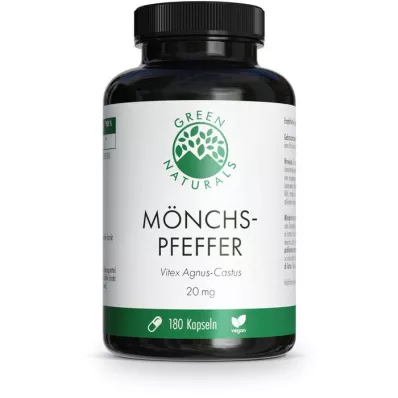 GREEN NATURALS Mönchspfeffer 20mg hochdosiert Kps., 180 St