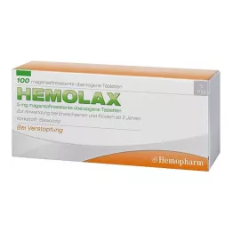 HEMOLAX 5 mg magensaftresistente überzogene Tabl., 100 St