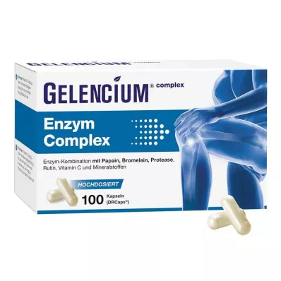 Gelencium Enzym Complex hochdosiert mit Bromelain Kapseln , 100 St