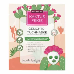 PLANTANA Kaktusfeige Gesichtstuchmaske m.Aloe Vera, 1 St