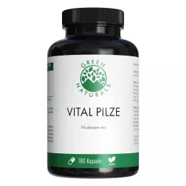 GREEN NATURALS Vital Pilze Cordyceps Reishi vegan, 180 St