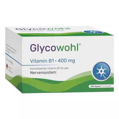 Glycowohl Vitamin B1 Thiamin 400 mg hochdos.Kapseln , 200 St