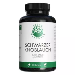 GREEN NATURALS schwarzer Knoblauch 750mg vegan Kps, 180 St