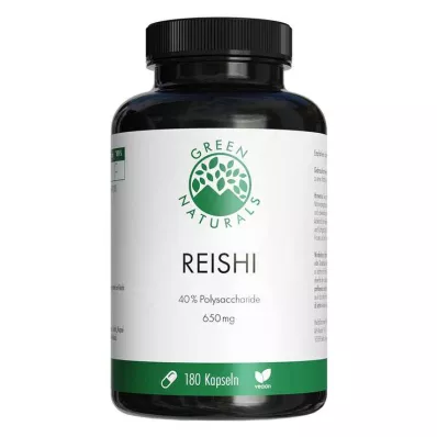 GREEN NATURALS Reishi 650 mg hochdos.vegan Kapseln, 180 St